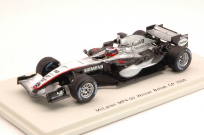 Immagine di MC LAREN MP4-20 J.P.MONTOYA 2005 N.10 WINNER BRITISH GP 1:43