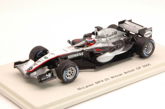 Immagine di MC LAREN MP4-20 J.P.MONTOYA 2005 N.10 WINNER BRITISH GP 1:43