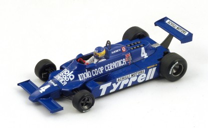 Immagine di TYRRELL 010 M.ALBORETO 1981 N.4 ACCIDENT S.MARINO GP 1:43