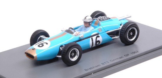 Immagine di BRABHAM BT3 J.BRABHAM 1962 N.16 RETIRED GERMAN GP 1:43