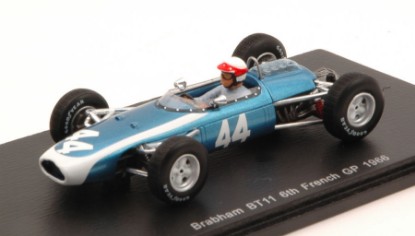Immagine di BRABHAM BT11 J.TAYLOR 1966 N.44 6th FRENCH GP 1:43