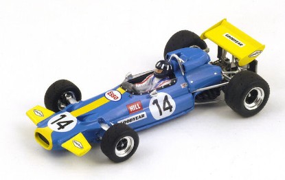 Immagine di BRABHAM BT33 G.HILL 1971 N.14 9th SOUTH AFRICAN GP 1:43