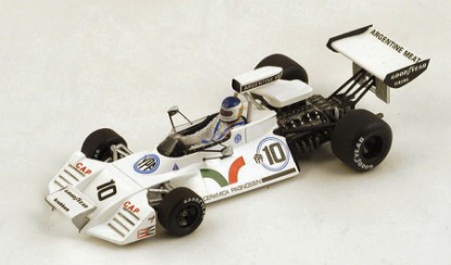 Immagine di BRABHAM BT42 C.REUTEMANN 1973 N.10 3rd US GP 1:43