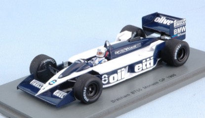 Immagine di BRABHAM BT55 E.DE ANGELIS 1986 N.8 DNF MONACO GP 1:43