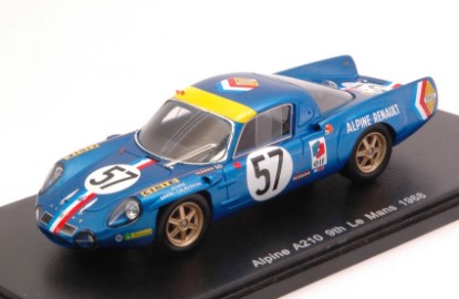 Immagine di ALPINE A210 N.57 9th LM 1968 A.LE GUELLEC-A.SERPAGGI 1:43