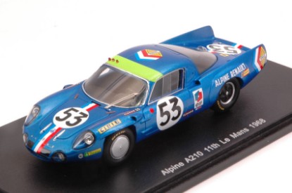 Immagine di ALPINE A210 N.53 11th LM 1968 B.WOLLEK-C.ETHUIN 1:43