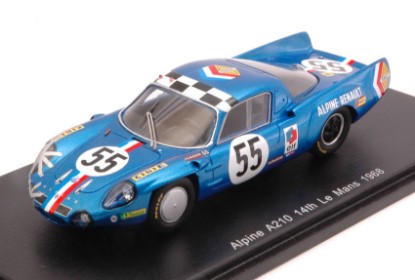 Immagine di ALPINE A210 N.55 14th LM 1968 J.C.ANDRUET-J.P.NICOLAS 1:43