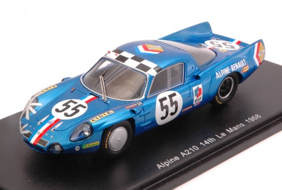 Immagine di ALPINE A210 N.55 14th LM 1968 J.C.ANDRUET-J.P.NICOLAS 1:43
