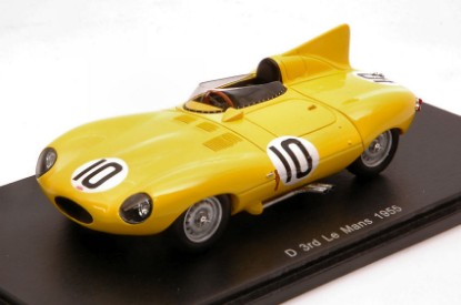 Immagine di JAGUAR D-TYPE N.10 3rd LM 1955 J.CLAES-J.SWATERS 1:43