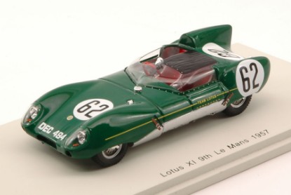 Immagine di LOTUS XI N.62 9th LM 1957 H.MCKAY FRAZER-J.CHAMBERLAIN 1:43