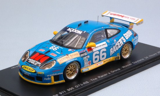 Immagine di PORSCHE 911 GT3 RS N.66 WINN.24H DAYT.2003 BERGMEISTER-BERNHARD 1:43