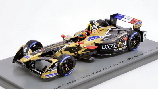 Immagine di TECHEETAH N.25 WINNER Rd.12 NEW YORK FORMULA E 2017-2018 J.E.VERGNE 1:43