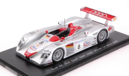 Immagine di AUDI R8 N.8 WINNER LM 2000 T.KRISTENSEN-E.PIRRO-F.BIELA 1:43
