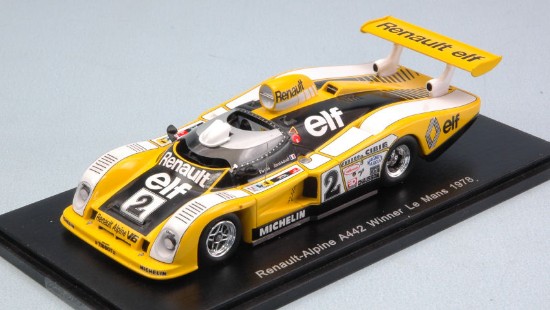 Immagine di RENAULT-ALPINE A442 N.2 WINNER LM 1978 D.PIRONI-J.P.JAUSSAUD REPROD.1:43