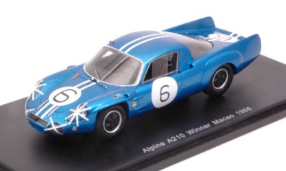 Immagine di ALPINE A210 N.6 WINNER MACAO 1966 MAURO BIANCHI 1:43
