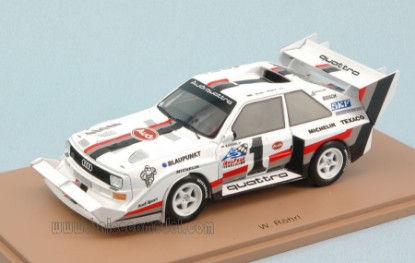 Immagine di AUDI QUATTRO S1 N.1 WINNER PIKES PEAK 1987 W.ROHRL 1:43