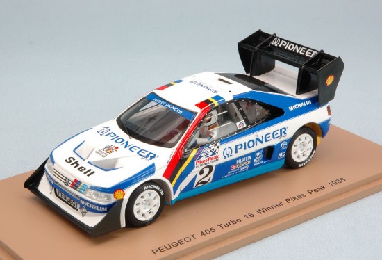 Immagine di PEUGEOT 405 TURBO 16 N.2 WINNER PIKES PEAK 1988 A.VATANEN 1:43