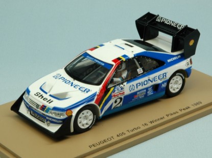Immagine di PEUGEOT 405 TURBO 16 N.2 WINNER PIKES PEAK 1989 R.UNSER 1:43