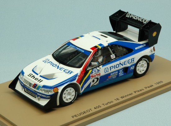 Immagine di PEUGEOT 405 TURBO 16 N.2 WINNER PIKES PEAK 1989 R.UNSER 1:43