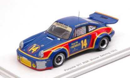 Immagine di PORSCHE 911 RSR 3.0 N.14 WINNER 12H SEBRING 1976 A.HOLBERT-M.KEYSER 1:43