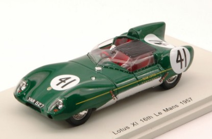 Immagine di LOTUS XI N.41 16th LM 1957 A.HECHARD-R.MASSON 1:43