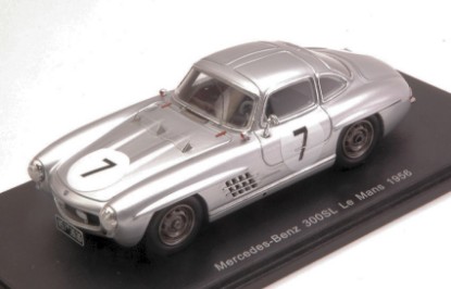 Immagine di MERCEDES 300SL N.7 DNF LM 1956 PRINCE P. METTERNICH-W.VON EINSIEDEL 1:43