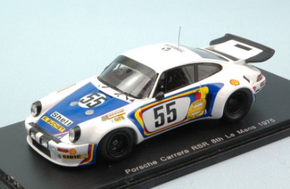 Immagine di PORSCHE CARRERA RSR N.55 8th LM 1975 C.BALLOT-LENA-J.BIENVENUE 1:43
