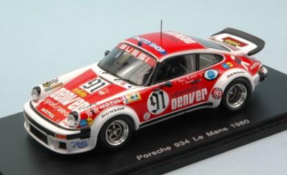 Immagine di PORSCHE 934 N.91 RETIRED LM 1980 C.BUSSI-B.SALAM-C.GRANDET 1:43