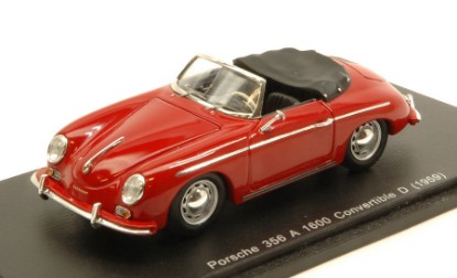 Immagine di PORSCHE 356 CONVERTIBLE D 1959 RED 1:43



