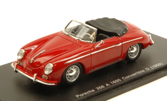 Immagine di PORSCHE 356 CONVERTIBLE D 1959 RED 1:43



