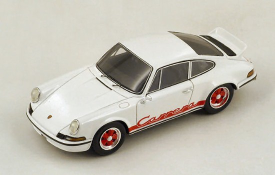 Immagine di PORSCHE 911 2.7 RS (PRESENTATION) 1973 WHITE W/RED STRIPES 1:43