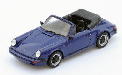 Immagine di PORSCHE 911 3.2 CABRIOLET 1989 BLUE 1:43