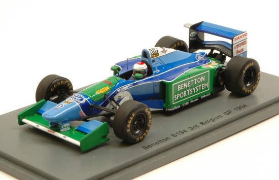Immagine di BENETTON B194 J.VERSTAPPEN 1994 N.6 3rd BELGIUM GP 1:43