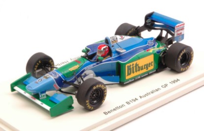 Immagine di BENETTON B194 J.HERBERT 1994 N.6 AUSTRALIAN GP 1:43
