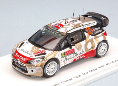 Immagine di CITROEN DS3 N.12 4th MONTE CARLO 2015 M.OSTBERG-J.ANDERSSON 1:43