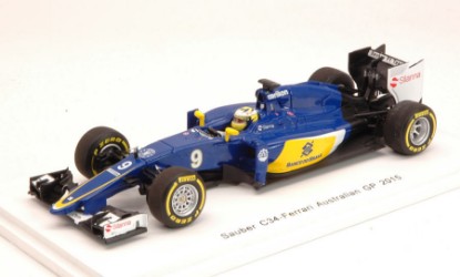 Immagine di SAUBER C34 FERRARI M.ERICSSON 2015 N.9 8th AUSTRALIAN GP 1:43