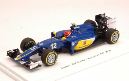 Immagine di SAUBER C34 FERRARI F.NASR 2015 5th AUSTRALIAN GP 1:43