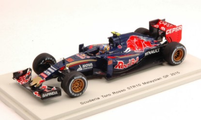 Immagine di TORO ROSSO STR10 C.SAINZ 2015 N.55 8th MALAYSIAN GP 1:43