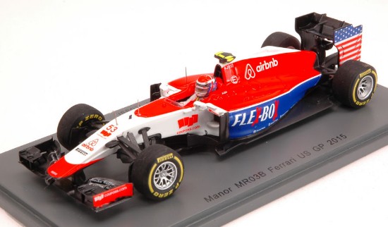 Immagine di MANOR MARUSSIA FERRARI N.53 12th USA GP A.ROSSI 1:43