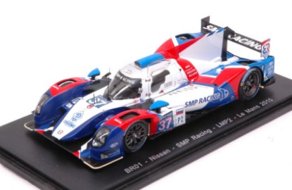 Immagine di BR01-NISSAN N.37 32th LM 2015 M.ALESHIN-K.LADYGIN-A.LADYGIN 1:43