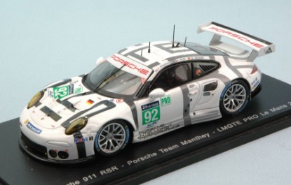 Immagine di PORSCHE 911 RSR N.92 DNF LM 2015 P.PILET-F.MAKOWIECKI-W.HENZLER 1:43