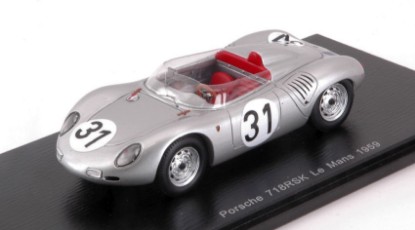 Immagine di PORSCHE 718 RSK N.31 DNF LM 1959 J.BONNIER-W.VON TRIPS 1:43