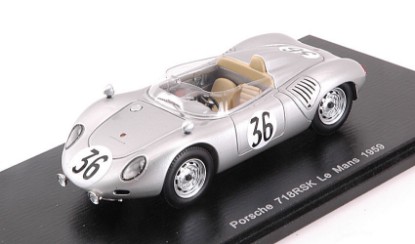 Immagine di PORSCHE 718 RSK N.36 DNF LM 1959 BARON C.GODIN DE BEAUFORT-C.HEINS 1:43