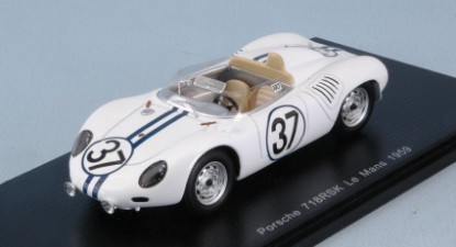 Immagine di PORSCHE 718 RSK N.37 DNF LM 1959 E.HUGUS-E.ERICKSON 1:43
