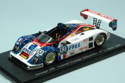 Immagine di COURAGE C34 N.13 2nd LM 1995 B.WOLLEK-M.ANDRETTI-E.HELARY 1:43