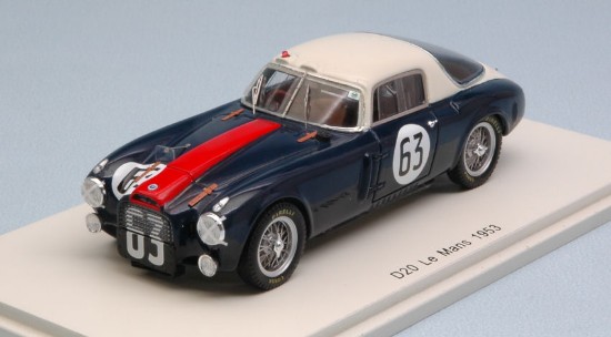 Immagine di LANCIA D20 C N.63 DNF LM 1953 J.F.GONZALES-C.BIONDETTI 1:43