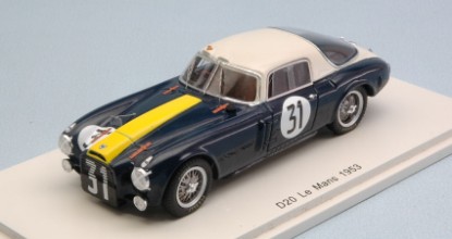 Immagine di LANCIA D20 N.31 DNF LM 1953 ROBERT MANZON-LOUIS CHIRON 1:43