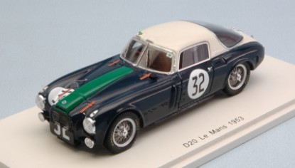 Immagine di LANCIA D20 N.32 DNF LM 1953 FELICE BONETTO-LUIGI "GINO" VALENZANO 1:43