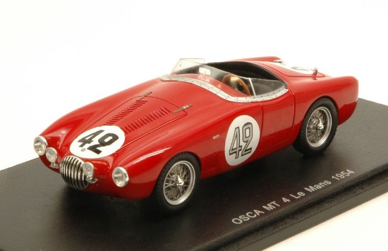 Immagine di OSCA MT 4 N.42 ACCIDENT LM 1954 J.PERON-F.GIARDINI 1:43