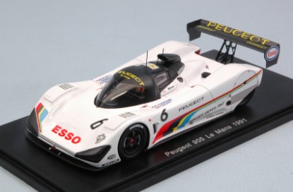 Immagine di PEUGEOT 905 N.6 DNF LM 1991 K.ROSBERG-Y.DALMAS-P.H.RAPHANEL 1:43